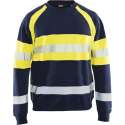 Blåkläder 3459-1760 Multinorm sweatshirt Marineblauw/Geel maat XXL