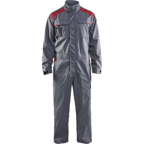 Blåkläder 6054-1800 Overall Industrie Grijs/Rood maat 62