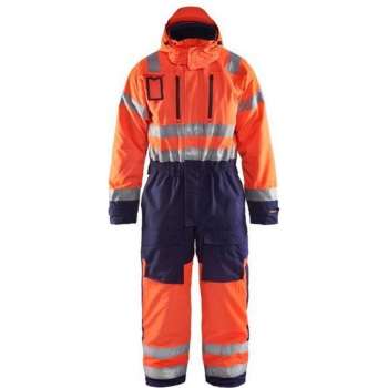 Blaklader Winteroverall High Vis - High Vis Oranje/Marineblauw - D120