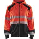 Blaklader Hooded sweatshirt High Vis - High Vis Rood/Zwart - M