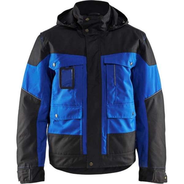 Blåkläder 4886-1977 Winterjas Korenblauw/Zwart maat L