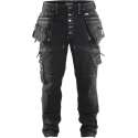 Blaklader Baggy denim stretch X1900 - Zwart - D108