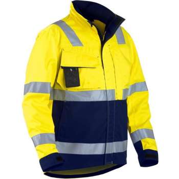 Blåkläder Jas High Vis, Klasse 3 Mt M Geel/marineblauw M
