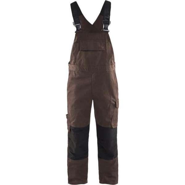 Blåkläder 2695-1330 Bretelbroek Bruin/Zwart maat D92 Blåkläder 2695-1330 Bretelbroek Bruin/Zwart maat D92