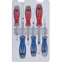 Sleuf- en PHILLIPS®-schroevendraaierset-31116MR - 6 stuks - KING TONY