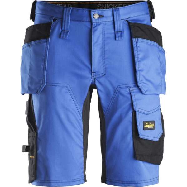 Snickers Korte Broek AllroundWork Stretch Holsterzakken 6141 - Mannen - Kobaltblauw/Zwart - 46 Snickers Korte Broek AllroundWork Stretch Holsterzakken 6141 - Mannen - Kobaltblauw/Zwart - 46