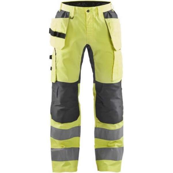 Blaklader Werkbroek met stretch High Vis - HIgh Vis Geel/Medium Grijs - C58 Blaklader Werkbroek met stretch High Vis - HIgh Vis Geel/Medium Grijs - C58