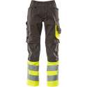 Mascot broek Leeds donkerantraciet/fluorgeel