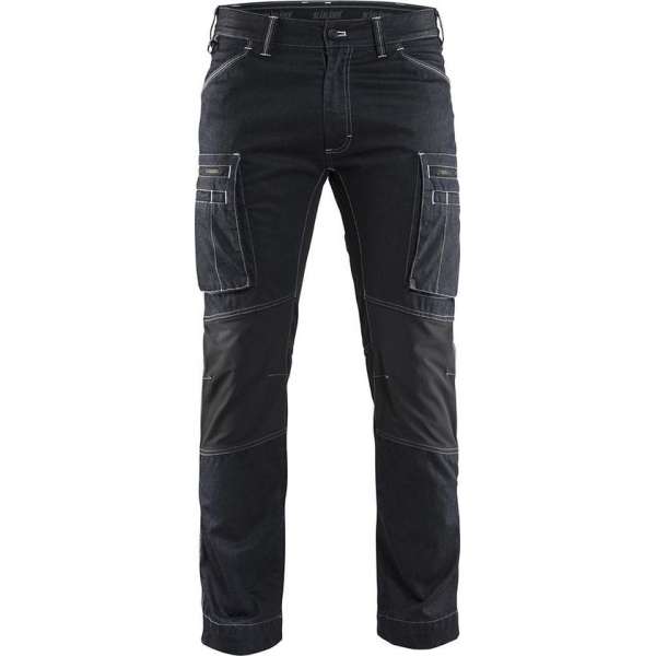 Blaklader BlÕklõder Service Werkbroek denim stretch zwart - maat C48 Blaklader BlÕklõder Service Werkbroek denim stretch zwart - maat C48
