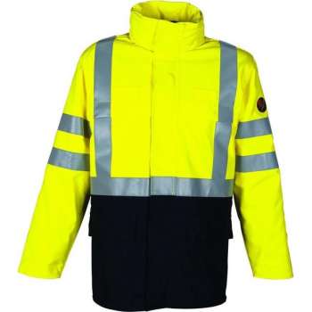 Havep Parka ZM Multi Protector 40001 - Dark Navy/Fluo Geel - S