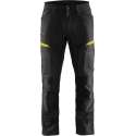 Blaklader Service werkbroek met stretch - Zwart/High Vis Geel - C154