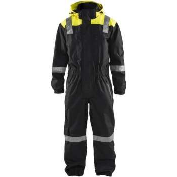 Blaklader Shell overall - Zwart/High Vis Geel - D116