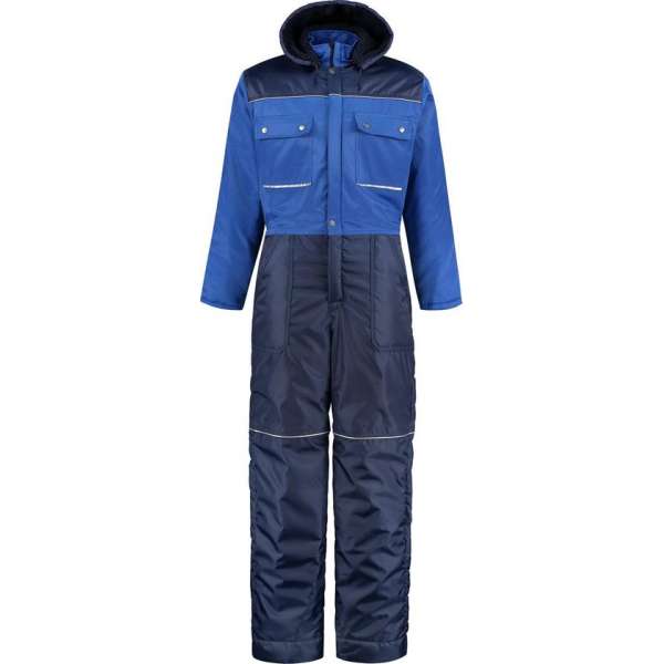 GAEVE Winteroverall polyester/katoen - koningsblauw/navy - maat 42 GAEVE Winteroverall polyester/katoen - koningsblauw/navy - maat 42