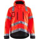 Blåkläder 4837-1977 Jack Ongevoerd High Vis Rood/Zwart maat 5XL