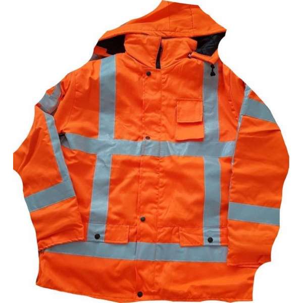 RWS Winterjas/Parka Seyntex beaver gevoerd HV oranje 2XL RWS Winterjas/Parka Seyntex beaver gevoerd HV oranje 2XL