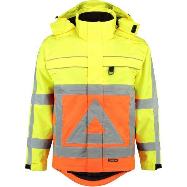 Tricorp Parka verkeersregelaar - Workwear - 403001 - Fluor Oranje-Geel - maat 7XL Tricorp Parka verkeersregelaar - Workwear - 403001 - Fluor Oranje-Geel - maat 7XL