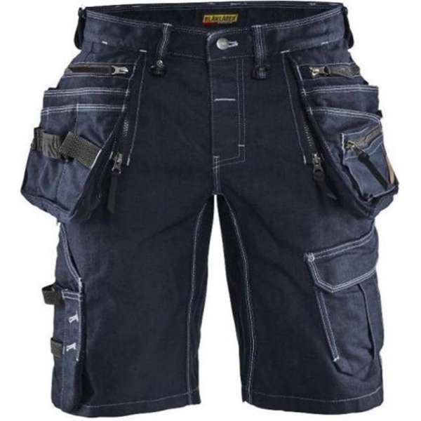 Blaklader BlÕklõder Short Denim Stretch X1900 marineblauw - maat C44 Blaklader BlÕklõder Short Denim Stretch X1900 marineblauw - maat C44