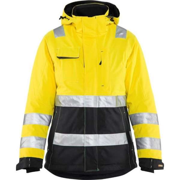 Blåkläder 4872-1987 Dames Winterjas High Vis Geel/Zwart maat XXL Blåkläder 4872-1987 Dames Winterjas High Vis Geel/Zwart maat XXL