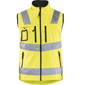 Blaklader Softshell vest High Vis - High Vis Geel - 3XL