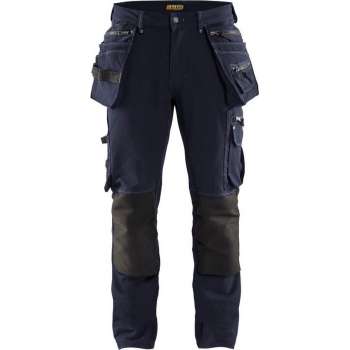 Blaklader Werkbroek met 4-weg stretch X1900 - Donker marineblauw/Zwart - C148