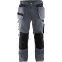 Blaklader Werkbroek met spijkerzakken - Grijs/Zwart - D104