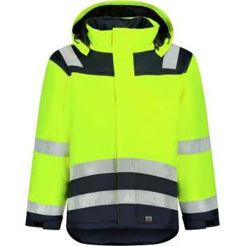Tricorp Midi Parka High Vis Bicolor 403023 - Mannen - Geel/Ink - M