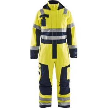 Blåkläder 6368-1530 Multinorm Winteroverall Geel/Marineblauw maat 50