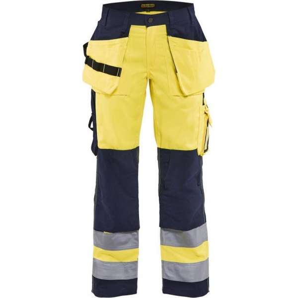 Blåkläder 1543-1804 Dames werkbroek High Vis Geel/Marineblauw maat 38 Blåkläder 1543-1804 Dames werkbroek High Vis Geel/Marineblauw maat 38