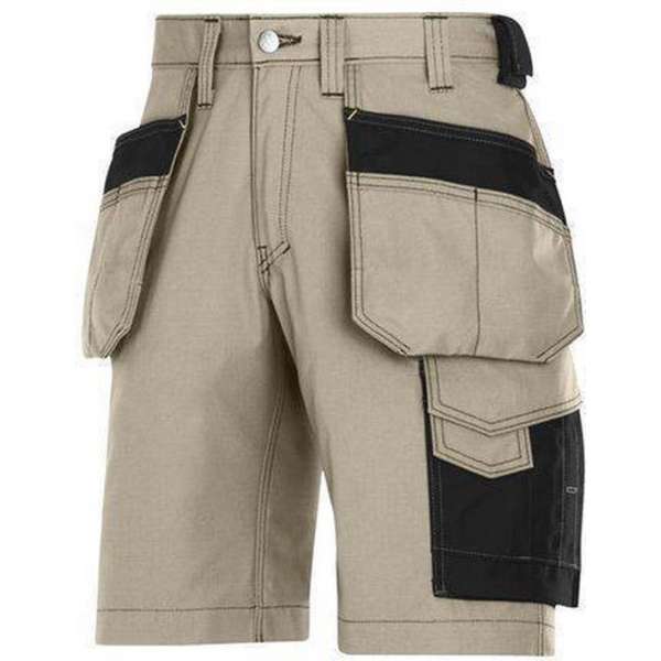 Snickers Workwear Holsterpocket Shorts Khaki - Zwart 3023-2004 M48 Snickers Workwear Holsterpocket Shorts Khaki - Zwart 3023-2004 M48
