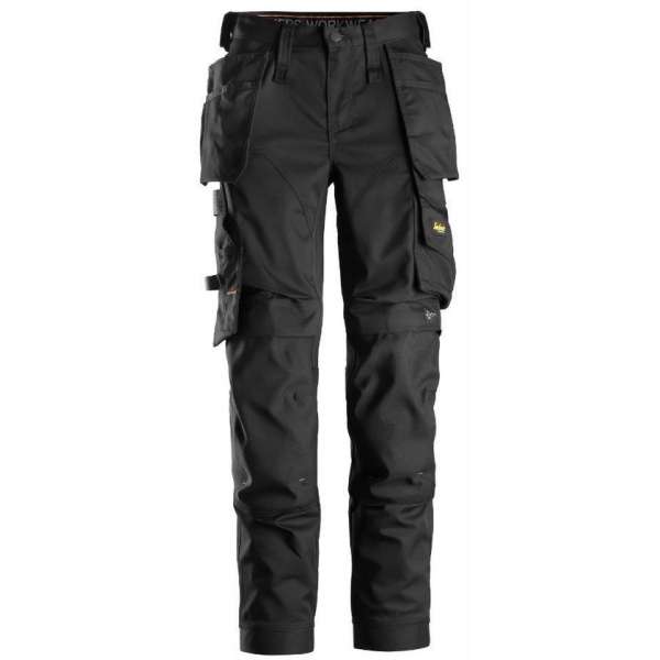 Snickers Workwear AllroundWork, Dames Stretchbroek met Holsterzakken 6247 zwart 36 Snickers Workwear AllroundWork, Dames Stretchbroek met Holsterzakken 6247 zwart 36