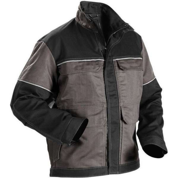 Blåkläder 4074-1507 Jack Vlamvertragend Grijs/Zwart maat XXXL Blåkläder 4074-1507 Jack Vlamvertragend Grijs/Zwart maat XXXL
