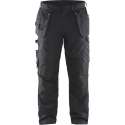 Blaklader Service Werkbroek stretch 1496-1330 - Mannen - Zwart/Geel - 60