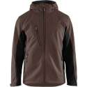 Blåkläder 4753 Softshell Jack met capuchon – Bruin/Zwart - 4XL