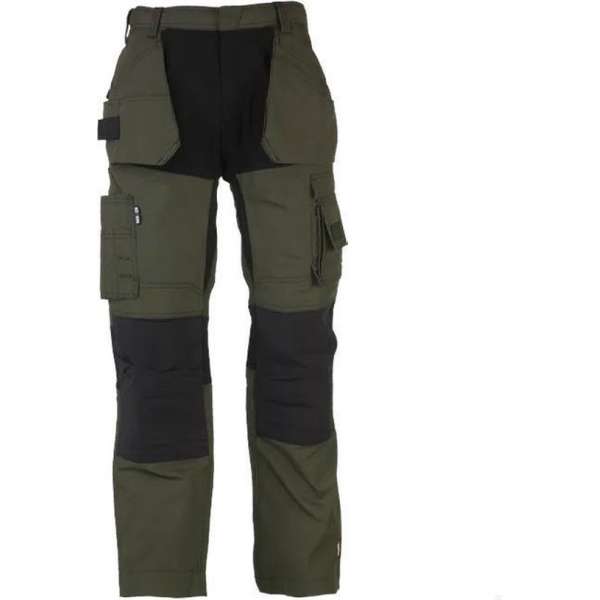 Herock Spector werkbroek Expert (1903) - Khaki | Zwart - 56 Herock Spector werkbroek Expert (1903) - Khaki | Zwart - 56