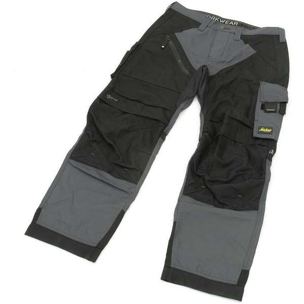 Snickers RuffWork werkbroek 6303-5804 SteelGrey/Black mt.56 Snickers RuffWork werkbroek 6303-5804 SteelGrey/Black mt.56