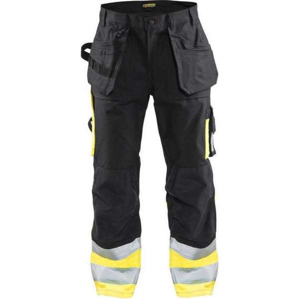 Blaklader Werkbroek High Vis - Zwart/High Vis Geel - C158 Blaklader Werkbroek High Vis - Zwart/High Vis Geel - C158