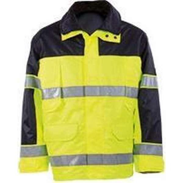 MASCOT veiligheidsjas Savana, EN 471, geel/marine, 100 % polyester maat XL