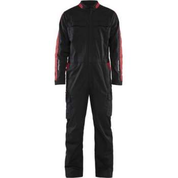 Blaklader Industrie overall stretch - Zwart/Rood - C62