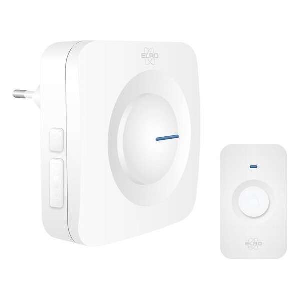 ELRO DB3000 Draadloze Deurbel Set – Plug-in Ontvanger - Wit ELRO DB3000 Draadloze Deurbel Set – Plug-in Ontvanger - Wit