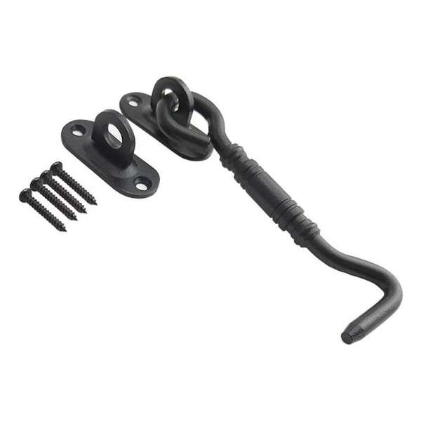 BARNWOODWEB Deurhaak - 15CM - zwart BARNWOODWEB Deurhaak - 15CM - zwart