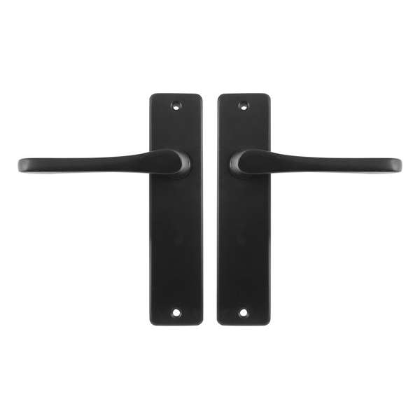 Starx Deurklink Zwart – Deurbeslag – Deurkruk met Schild – Deurklink Vlinder - 43 x 180 mm – Ø 18 mm Starx Deurklink Zwart – Deurbeslag – Deurkruk met Schild – Deurklink Vlinder - 43 x 180 mm – Ø 18 mm