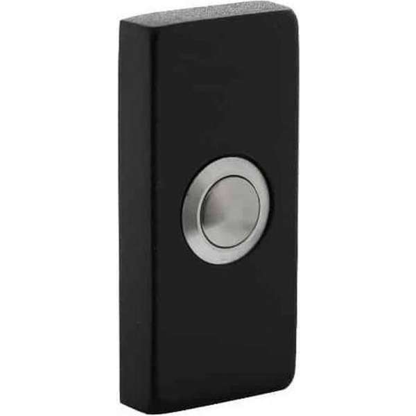 Intersteel Deurbel rechthoekig 65x30x10 mm verdekt rvs / zwart Intersteel Deurbel rechthoekig 65x30x10 mm verdekt rvs / zwart