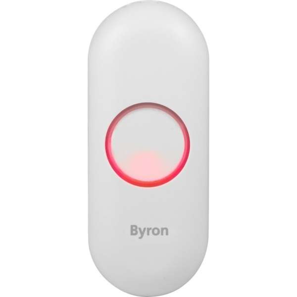 Byron DBY-23510 Beldrukker uitbreidingsset – LED indicatie lampje – 100 meter bereik Byron DBY-23510 Beldrukker uitbreidingsset – LED indicatie lampje – 100 meter bereik