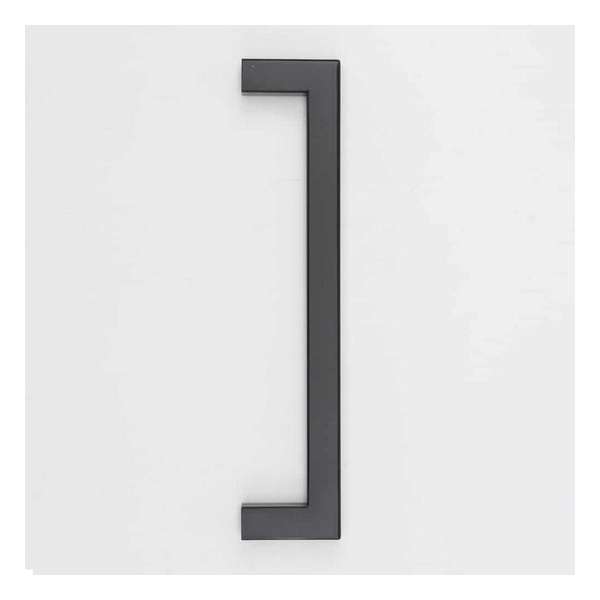 Deurgreep Joost - 160 mm - zwart - metaal - geschikt voor binnen - modern/industrieel Deurgreep Joost - 160 mm - zwart - metaal - geschikt voor binnen - modern/industrieel