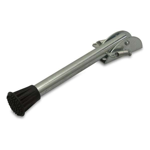 0530.100.2004 Dulimex deurvastzetter, met veer, lengte 200mm, buffer zwart, staal verzinkt 0530.100.2004 Dulimex deurvastzetter, met veer, lengte 200mm, buffer zwart, staal verzinkt