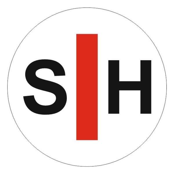 Slechthorend bordje met tape (SH) Ø75mm - 1 stuk Slechthorend bordje met tape (SH) Ø75mm - 1 stuk