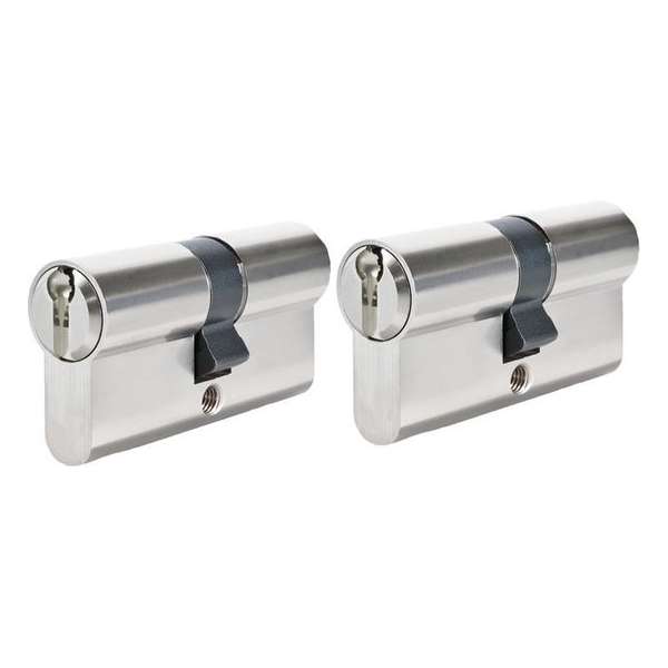 Euro Profielcilinder - 2 Stuks - Gelijksluitend Euro Profielcilinder - 2 Stuks - Gelijksluitend