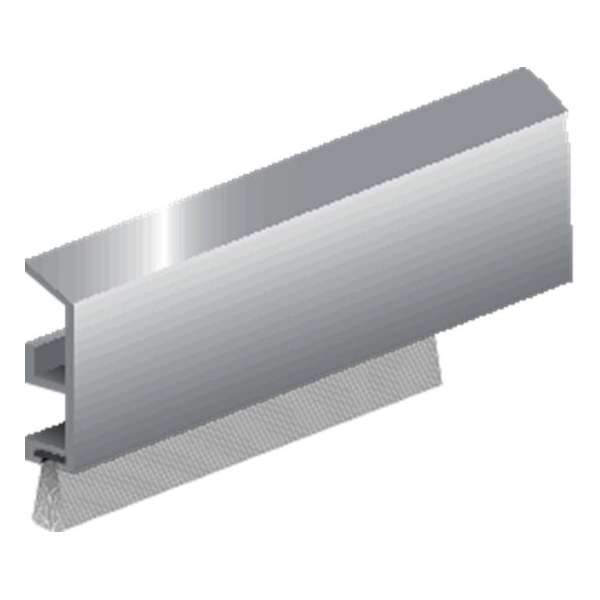 Ellen Matic Dorpelstrip - Aluminium met Borstel - 100 cm Ellen Matic Dorpelstrip - Aluminium met Borstel - 100 cm