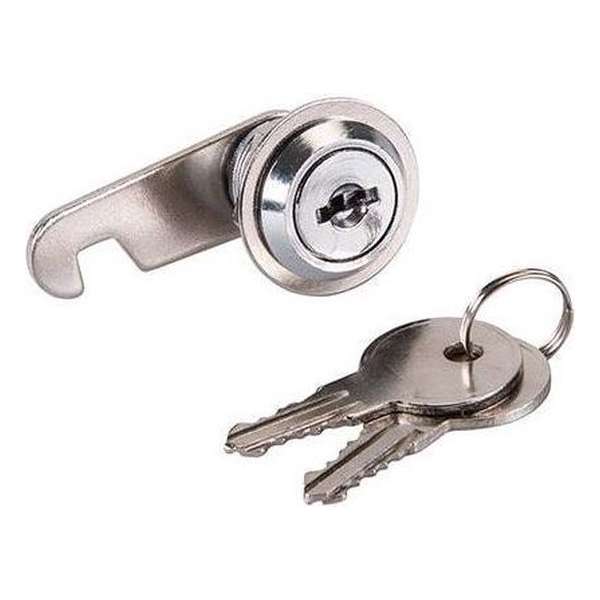 Silverline Nokvergrendeling - Lockerslot - Brievenbusslot - 32 mm. Silverline Nokvergrendeling - Lockerslot - Brievenbusslot - 32 mm.