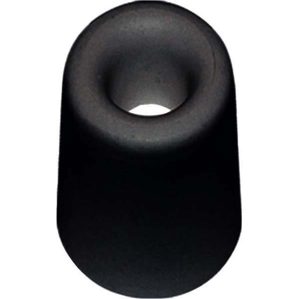 Deurbuffer zwart rubber 75x35mm Deurbuffer zwart rubber 75x35mm